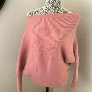 Pink lily sale $10. Off the shoulder trending sweater